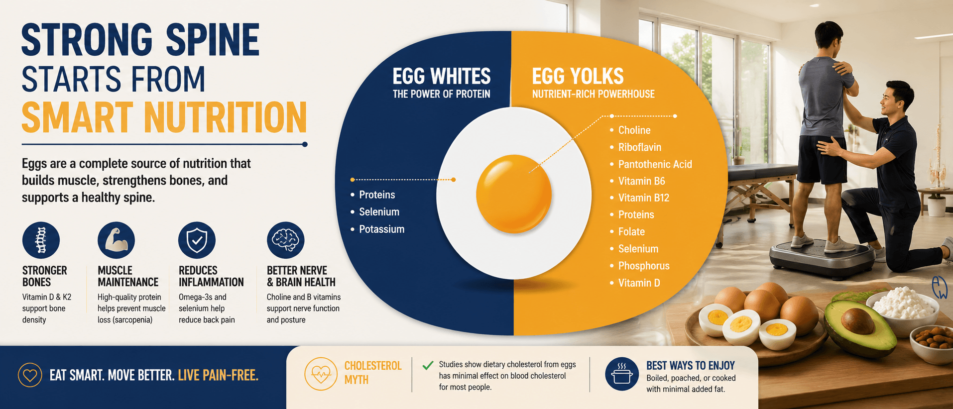 best protein breakfast spine health