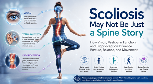 How vision, balance, and body awareness influence scoliosis and posture.