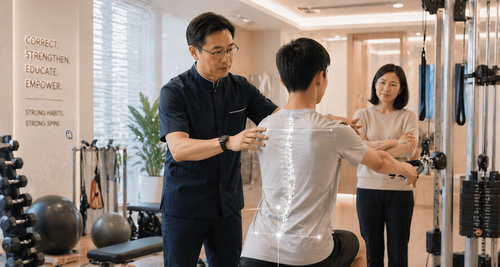 teenage scoliosis correction, scoliosis exercise program, posture correction therapy Singapore
